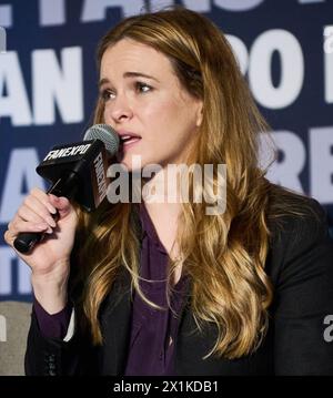 PHILADELPHIE, PA, États-Unis - 03 JUIN 2023 : Danielle Panabaker Q&R à FAN EXPO au Pennsylvania Convention Center. Banque D'Images