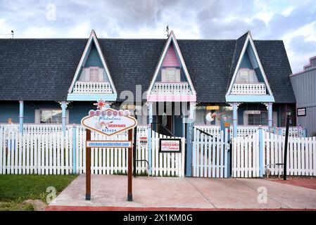 PAHRUMP, NEVADA - 14 avril 2024 : le Chicken Ranch est un bordel autorisé légal situé à environ 60 miles à l'ouest de Las Vegas Banque D'Images