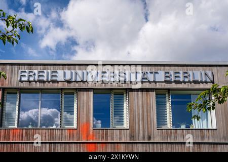 2024-04-17,Berlin,Freie Universität Berlin FU *** 2024 04 17,Berlin,Université libre Berlin FU Banque D'Images