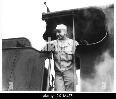 ITALIE : CINQUIÈME TRAIN ARMYHOSPITAL - le motoriste R.V. O'Connor , armée britannique Banque D'Images