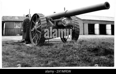 L'image montre un canon MK XIX de 6 pouces de l'armée britannique, fourni aux conseillers militaires à titre de référence. Banque D'Images