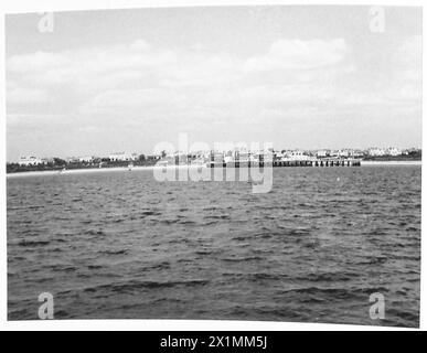 CAMOUFLAGE - vue sur la côte de Brightlingsea à Clacton, armée britannique Banque D'Images