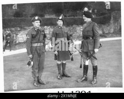 LONDON IRISH RIFLES - entraînement dans le Sussex - hiver 1939/40, Armée britannique Banque D'Images