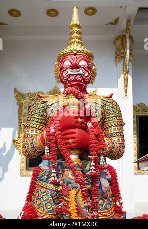 Le temple bouddhiste emple Wat Chai Mongkhon Pattaya Thaïlande Banque D'Images