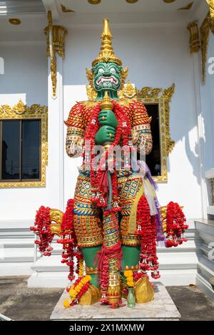 Le temple bouddhiste emple Wat Chai Mongkhon Pattaya Thaïlande Banque D'Images