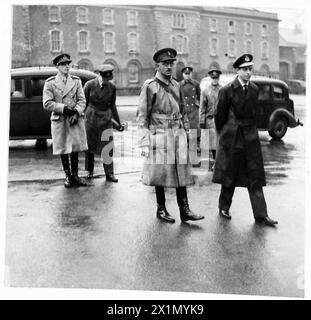 LE DUC DE KENT VISITE L'IRLANDE DU NORD - le duc pendant sa tournée d'inspection, l'armée britannique Banque D'Images