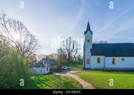 Bad Staffelstein : montagne Staffelberg, chapelle Adelgundiskapelle à Oberfranken, haute-Franconie, Bayern, Bavière, Allemagne Banque D'Images