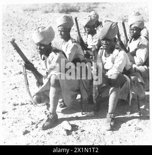 PHOTOGRAPHIES PRISES DE LA FORCE DE DÉFENSE SOUDANAISE - types de recrues, Armée britannique Banque D'Images