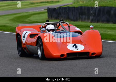 Anthony Taylor, McLaren M6B, Can-Am Demonstration, une sélection de voitures Can-Am de la série no-Limits, la taille du moteur, l'aérodynamisme, etc., étaient ouverts Banque D'Images