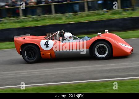 Anthony Taylor, McLaren M6B, Can-Am Demonstration, une sélection de voitures Can-Am de la série no-Limits, la taille du moteur, l'aérodynamisme, etc., étaient ouverts Banque D'Images