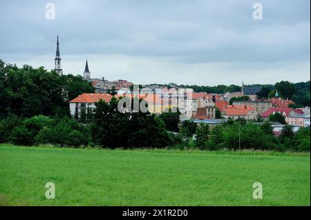 Ząbkowice Sląskie, Polska, Dolnośląskie, Dolny Sląsk, vieille ville, architecture, historique,Frankenstein in Schlesien - la ville Frankenstein en Silésie, Banque D'Images