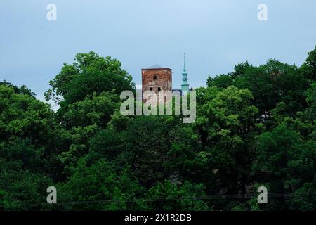 Ząbkowice Sląskie, Polska, Dolnośląskie, Dolny Sląsk, vieille ville, architecture, historique,Frankenstein in Schlesien - la ville Frankenstein en Silésie, Banque D'Images