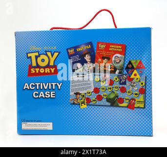 Étui d'activités Toy Story Disney Pixar Banque D'Images