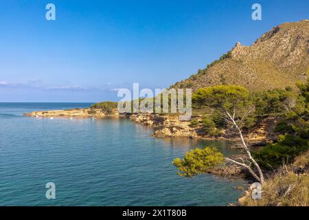 Baie d'es Calo près de Betlem, île de Majorque, Espagne Banque D'Images