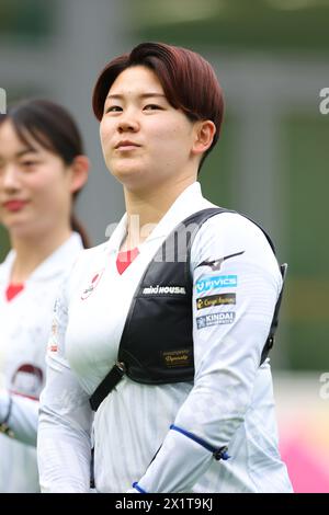 Champ de tir à l'arc du Centre national d'entraînement d'Ajinomoto, Tokyo, Japon. 18 avril 2024. Satsuki Noda (JPN), 18 AVRIL 2024 - tir à l'arc : entraînement de l'équipe nationale du Japon pour les Jeux Olympiques de Paris 2024 au champ de tir à l'arc du Centre national d'entraînement d'Ajinomoto, Tokyo, Japon. Crédit : Naoki Morita/AFLO SPORT/Alamy Live News Banque D'Images
