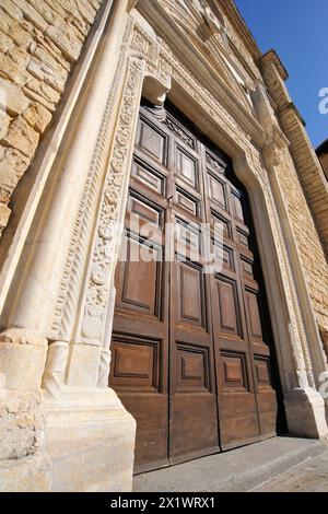 Abbaye de Farfa. Fara à Sabina. Lazio. Italie Banque D'Images