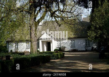 Zelazowa Wola, Pologne - 7 avril 2024 - Manoir - lieu de naissance de Frédéric Chopin Banque D'Images