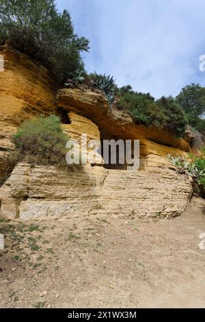 Jardin de la Kolymbethra. Vallée des temples. Agrigento. Sicile. Italie Banque D'Images