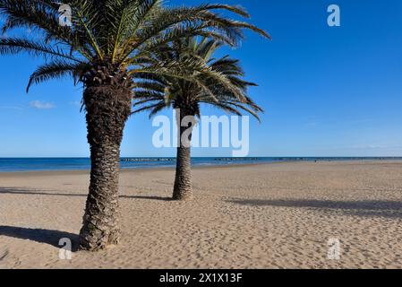 Plage. San Bendetto Del Tronto. Marche. Italie Banque D'Images