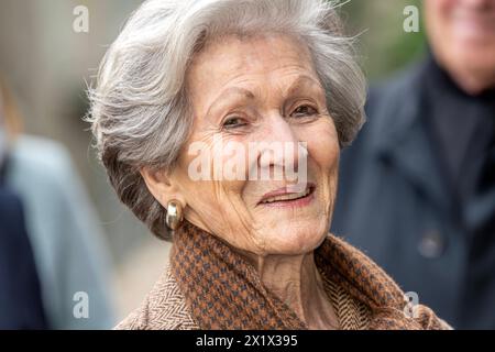 Mäzenin Ingeborg Pohl, Spatenstich zum neuen Kinderhaus der TUM, München, 18. Avril 2024 Deutschland, München, 18.04.2024, Spatenstich zum neuen Kinderhaus der Tum, Mäzenin Ingeborg Pohl, Porträt, Portrait, Gabelsbergerstraße 41, *** patronne Ingeborg Pohl, cérémonie d'inauguration de la nouvelle Maison d'enfants TUM, Munich, 18 avril 2024 Allemagne, Munich, 18 avril 2024, cérémonie d’inauguration de la nouvelle Maison d’enfants TUM, patron Ingeborg Pohl, Portrait, Portrait, Gabelsbergerstraße 41, Banque D'Images