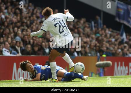 Drew Spence Tottenham Hotspur FC Women v Leicester City FC Women Adobe Women's FA Cup demi-finale Tottenham Hotspur Stadium 14 avril 2024 Banque D'Images