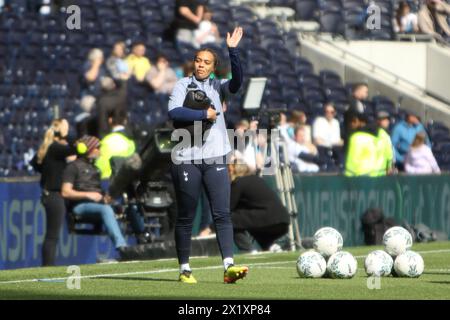 Becky Spencer Tottenham Hotspur FC Women v Leicester City FC Women Adobe Women's FA Cup demi-finale Tottenham Hotspur Stadium 14 avril 2024 Banque D'Images