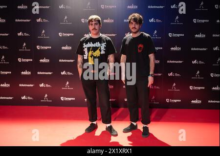 Tapis rouge aux MIN Independent Music Awards 2024, Saragosse, Espagne Banque D'Images