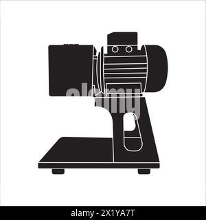 Icône de machine de râpe de noix de coco illustration vectorielle conception de symbole Illustration de Vecteur