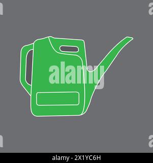 Conception de symbole d'illustration vectorielle d'icône d'eau de plante Illustration de Vecteur