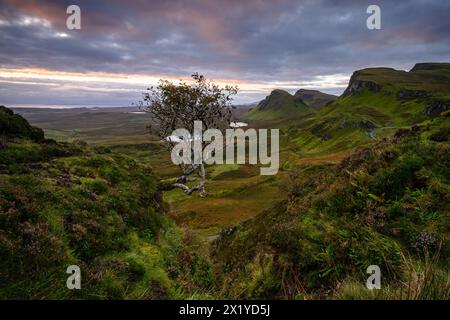 The Quiraing, île de Skye, Écosse, Royaume-Uni Banque D'Images
