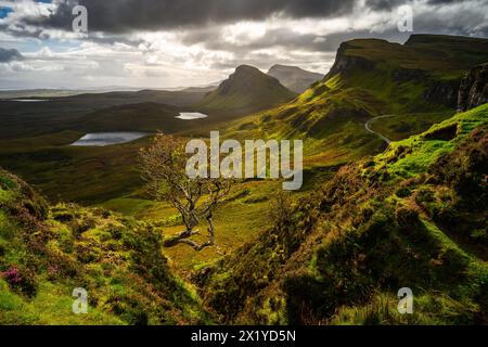 The Quiraing, île de Skye, Écosse, Royaume-Uni Banque D'Images