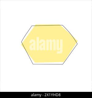 Esquivez les formes abstraites pour le texte Illustration de Vecteur