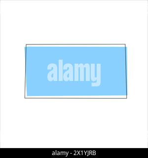 Esquivez les formes abstraites pour le texte Illustration de Vecteur