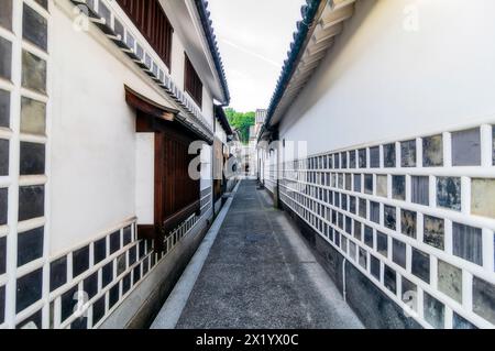 Kurashiki est une grande ville de la préfecture d'Okayama et de l'ancienne province de Bitchū sur Honshū, l'île principale du Japon. Banque D'Images