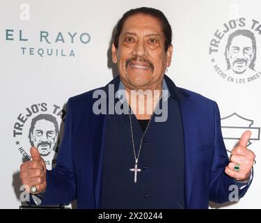 Londres, Royaume-Uni. 18 avril 2024. Danny Trejo assiste à la soirée de lancement VIP Tacos de Trejo au Tacos de Trejo à Notting Hill, Londres. Crédit : SOPA images Limited/Alamy Live News Banque D'Images