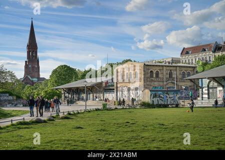 Görlitzer Park, Kreuzberg, Friedrichshain-Kreuzberg, Berlin, Deutschland Banque D'Images