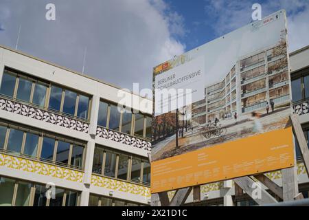 Neubau Grundschule, Nostizstraße, Kreuzberg, Friedrichshain-Kreuzberg, Berlin, Deutschland Banque D'Images