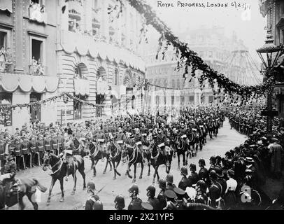 Royal Progress, Londres, 1911, 1911. Banque D'Images