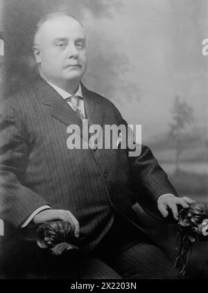 Géo. J. Meyer, 1916. Montre George J. Meyer, maître de poste de Buffalo, New York, homme politique et propriétaire de brasserie ; et président du Comité démocratique du comté d'Erie, 1916. Banque D'Images