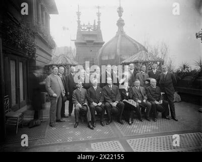 Magnats de la Ligue nationale (baseball), 1913. Banque D'Images