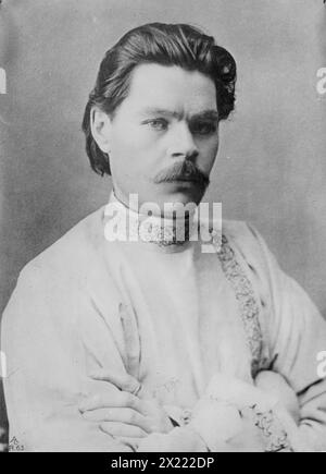 Maxim Gorky, 1910 ans. Banque D'Images