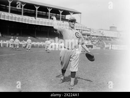 Jimmy Archer, Chicago, NL (baseball), 1910. Banque D'Images