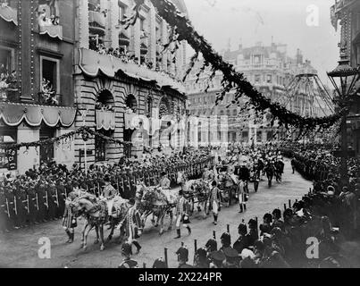 Royal Progress, Londres, 1911. Banque D'Images