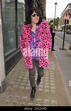 Fête du 63e anniversaire de Bella Freud Noel Fielding à la fête du 63e anniversaire de Bella Freud, Bella Freud, Chiltern Street, le jeudi 18 avril 2024 à Londres, Angleterre, Royaume-Uni. CAP/CAN/Londres Royaume-Uni Copyright : xCanxNguyen/CapitalxPicturesx Banque D'Images