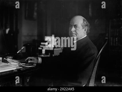 Sec'y. W.J. Bryan, 1913. Montre William Jennings Bryan, secrétaire d'État dans le cabinet du président Woodrow Wilson, de 1913 à 1915. Banque D'Images