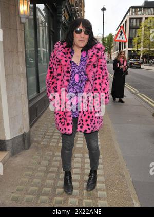 Fête du 63e anniversaire de Bella Freud Noel Fielding à la fête du 63e anniversaire de Bella Freud, Bella Freud, Chiltern Street, le jeudi 18 avril 2024 à Londres, Angleterre, Royaume-Uni. CAP/CAN/Londres Royaume-Uni Copyright : xCanxNguyen/CapitalxPicturesx Banque D'Images