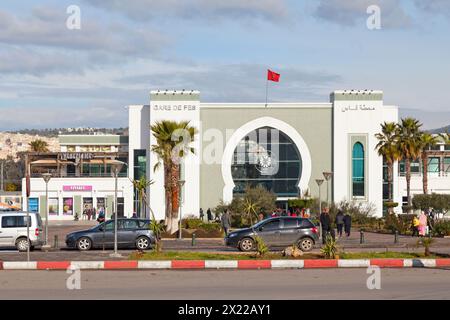 Fès, Maroc - 22 janvier 2018 : la gare de Fès est la gare principale de la ville. Il y a des stations secondaires pour les connexions locales, mais c'est t Banque D'Images