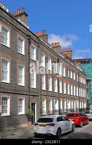 Maisons géorgiennes sur Smith Square, Westminster, Londres, Royaume-Uni Banque D'Images