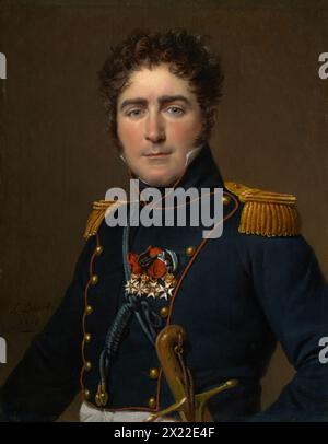 Comte Henri-AM&#xe9;d&#xe9;e-Mercure de Turenne-D'Aynac, 1816. Le comte de Turenne est représenté portant un uniforme et des médailles, qui témoignent de son service distingué dans l'armée française. Banque D'Images