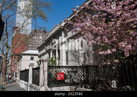 The Pierpont Morgan Library Exterior in Murray Hill, NYC, 2024, printemps Banque D'Images